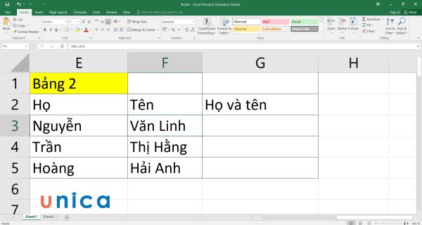 Cách gộp ô trong Excel nhanh chóng mà bạn nên bỏ túi ngay lập tức