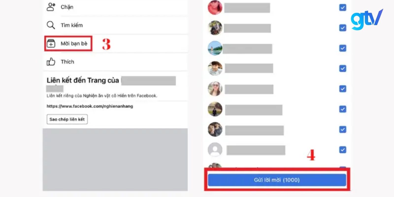 Cách mời bạn bè thích (theo dõi) trang Facebook dễ nhất