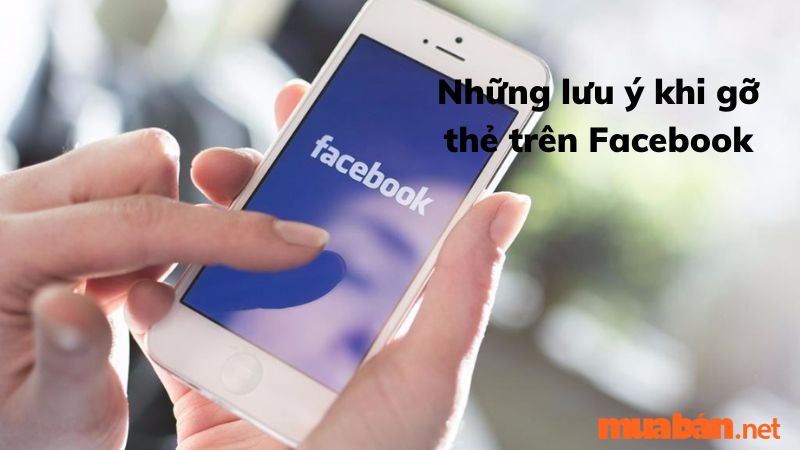 Hướng dẫn cách gỡ thẻ trên Facebook nhanh chóng nhất