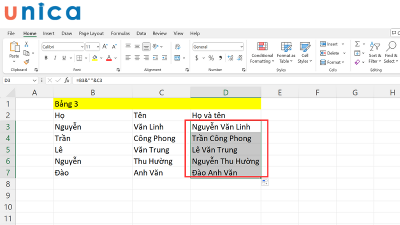 Cách gộp ô trong Excel nhanh chóng mà bạn nên bỏ túi ngay lập tức