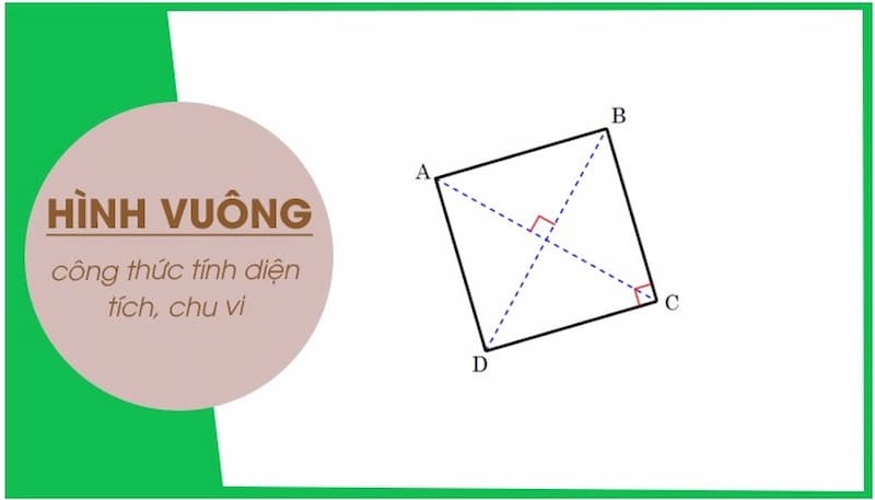 Công thức tính chu vi hình vuông và bài tập vận dụng chi tiết