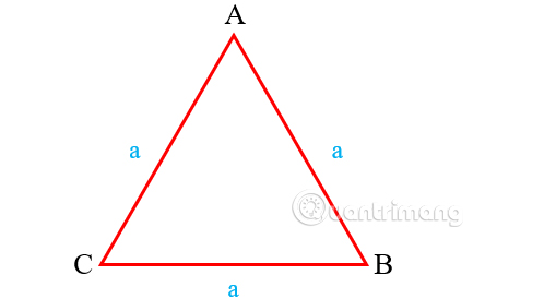 Công thức tính chu vi hình tam giác