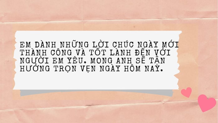 Ảnh chúc ngày mới tốt lành và đẹp mắt