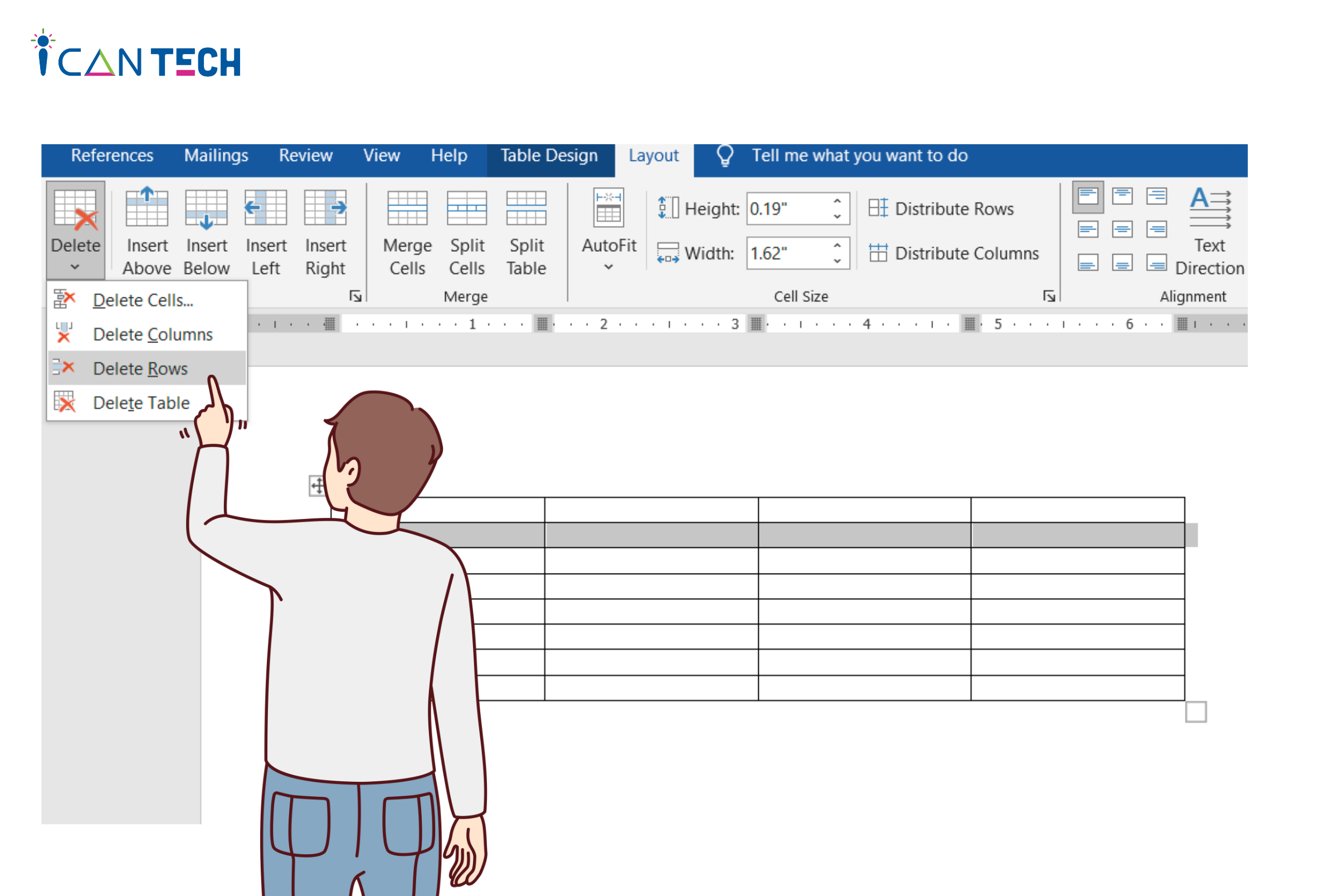 Hướng dẫn cách xóa dòng, xóa cột trong Word đơn giản, ai cũng cần phải biết