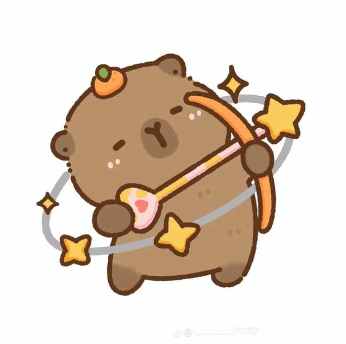 100+ hình ảnh Capybara chibi cute dễ thương khiến fan mê đắm