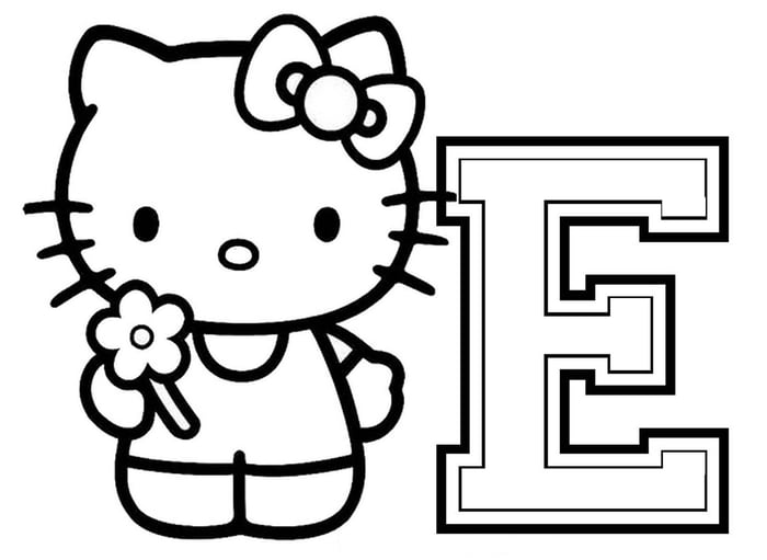 Bộ sưu tập tranh tô màu Hello Kitty đáng yêu