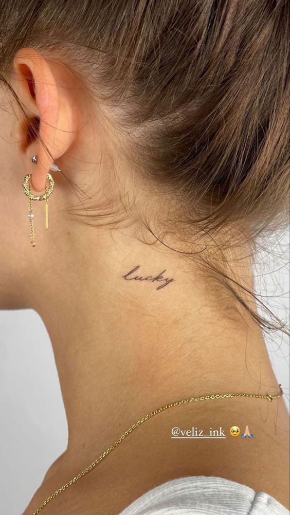 Gợi ý 200 hình xăm mini ở cổ cho nam và nữ độc đáo nhất - Genztattoo