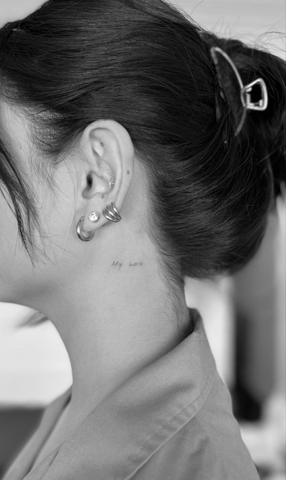 Gợi ý 200 hình xăm mini ở cổ cho nam và nữ độc đáo nhất - Genztattoo