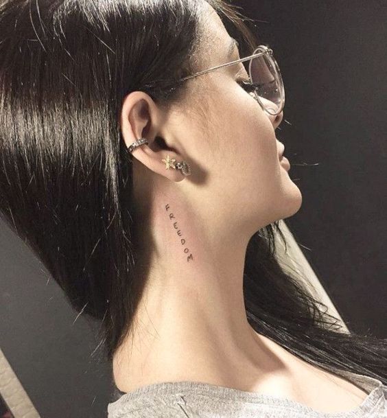 Gợi ý 200 hình xăm mini ở cổ cho nam và nữ độc đáo nhất - Genztattoo