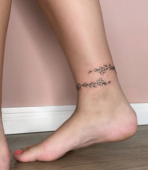 999+ hình xăm lắc chân mini cực độc đáo cho nam và nữ - Genztattoo