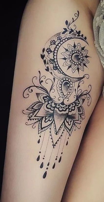 150 hình xăm đùi mini cho nam và nữ đẹp nhất năm nay - Genztattoo