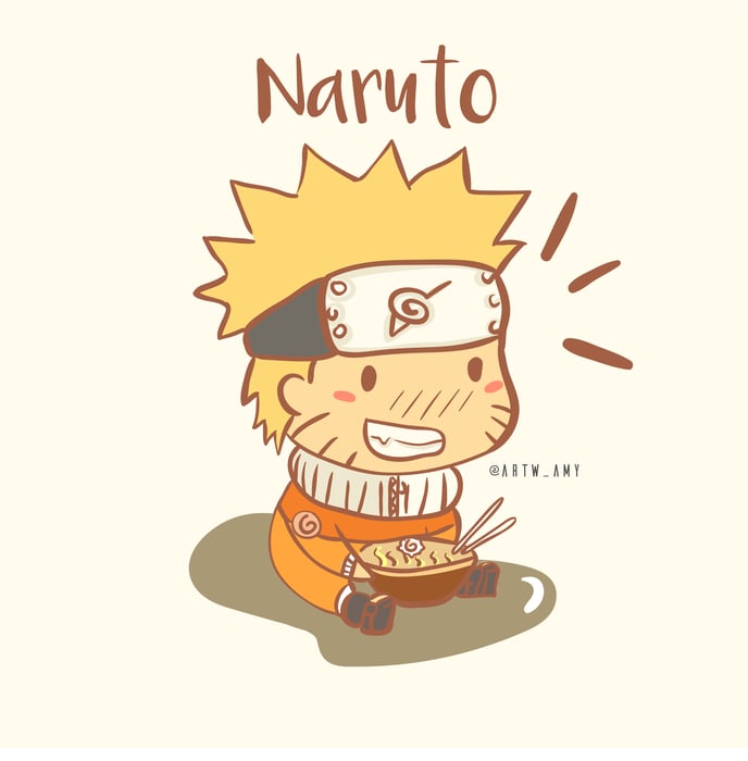 Naruto Chibi - Tổng hợp bức tranh độc đáo về nhân vật Naruto