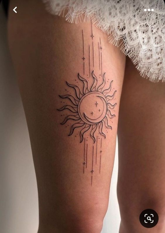 150 hình xăm đùi mini cho nam và nữ đẹp nhất năm nay - Genztattoo