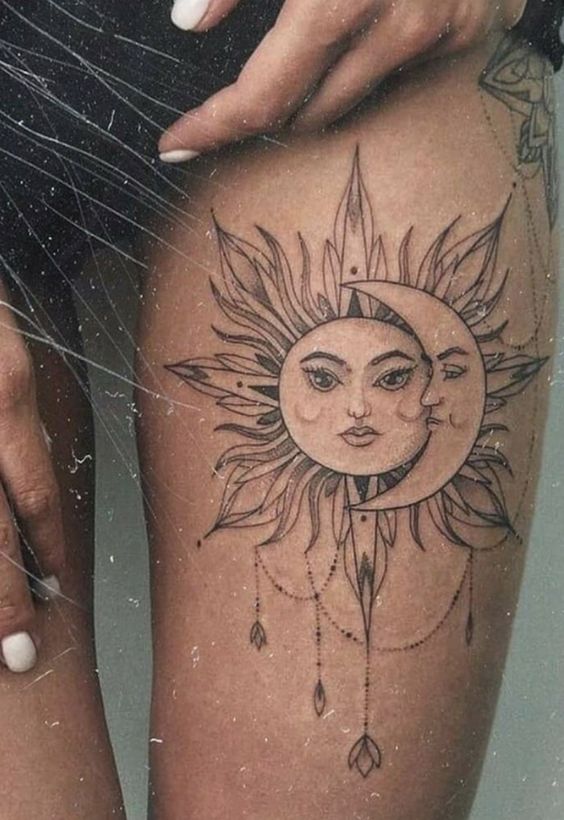 150 hình xăm đùi mini cho nam và nữ đẹp nhất năm nay - Genztattoo