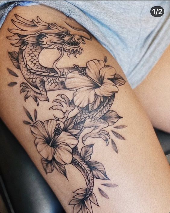 150 hình xăm đùi mini cho nam và nữ đẹp nhất năm nay - Genztattoo