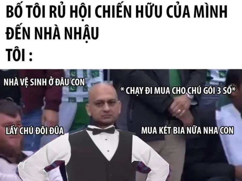 Người đàn ông chống nạnh là ai? Vì sao meme này lại gây sốt như vậy?