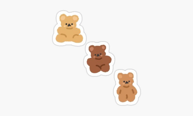 15 Mẫu sticker gấu béo cute dễ thương ấn tượng độc đáo 2024