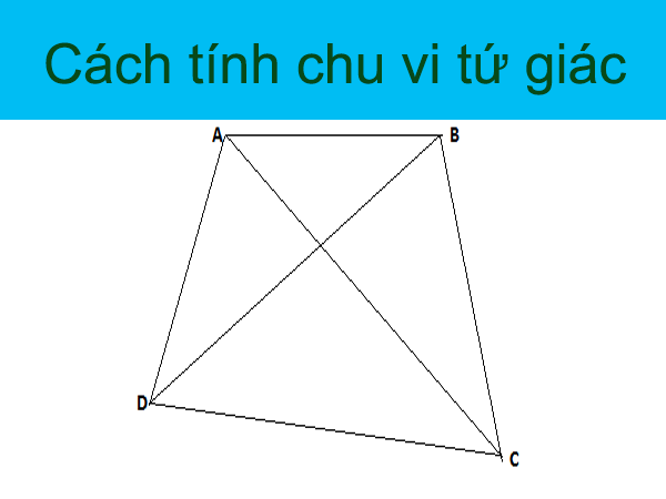 Tính chu vi hình tứ giác - Công thức và bài tập tính chu vi tứ giác