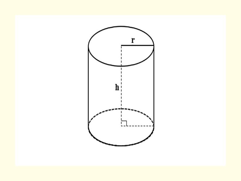 Công thức tính thể tích hình trụ, khối trụ và bài tập vận dụng