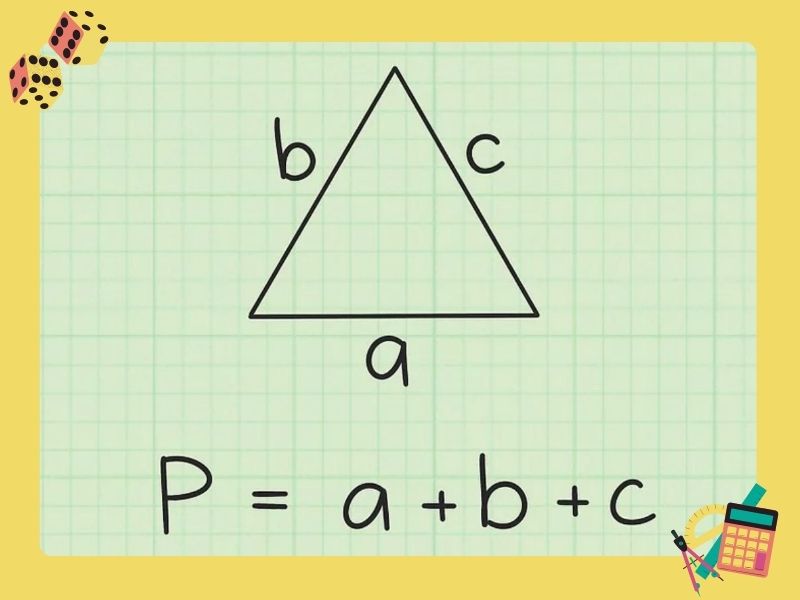 Công thức tính chu vi tam giác chuẩn, chính xác kèm bài tập