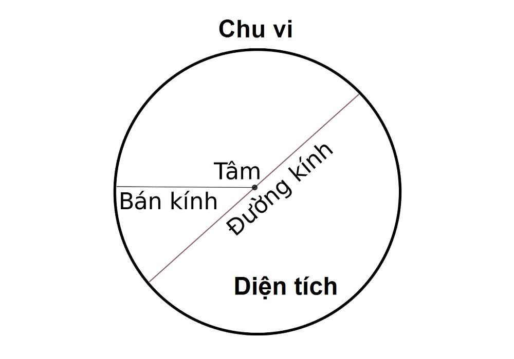 Ghi nhớ nhanh công thức tính diện tích hình tròn và bài tập áp dụng