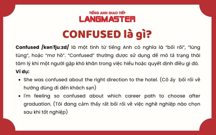 CONFUSED ĐI VỚI GIỚI TỪ NÀO? CÁCH SỬ DỤNG CONFUSED ĐÚNG NHẤT