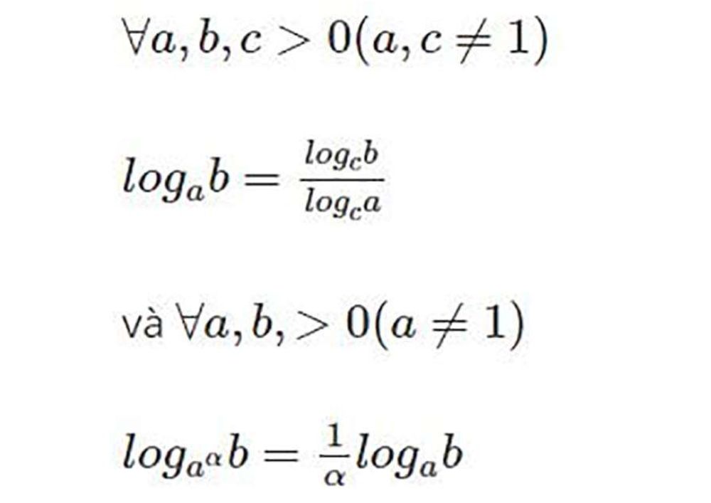 Chi tiết các công thức Logarit lớp 12 chuẩn nhất 2024