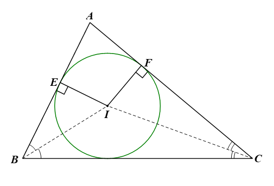 Đường tròn ngoại tiếp và đường tròn nội tiếp của một tam giác toán 9