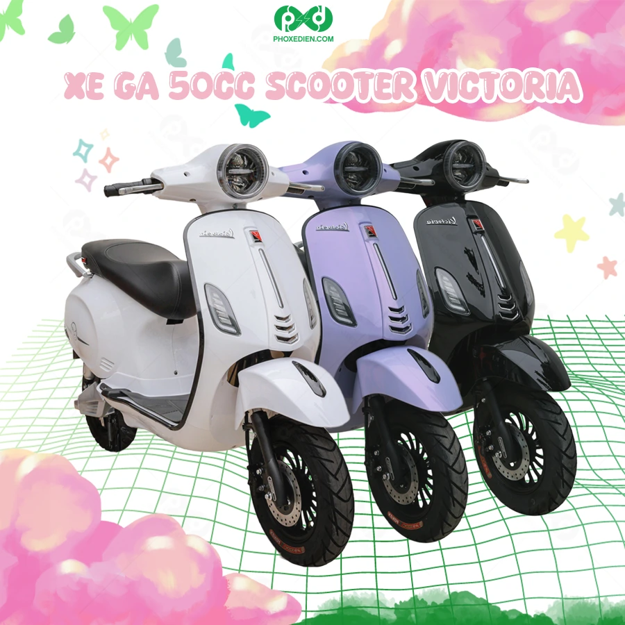 Lộ Diện TOP 8 xe máy 50cc “đốn tim” học sinh nữ xinh xắn