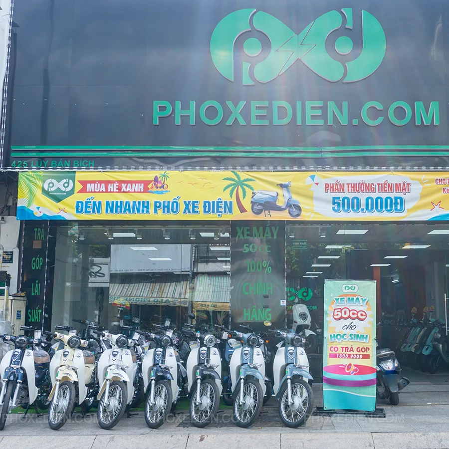 Lộ Diện TOP 8 xe máy 50cc “đốn tim” học sinh nữ xinh xắn