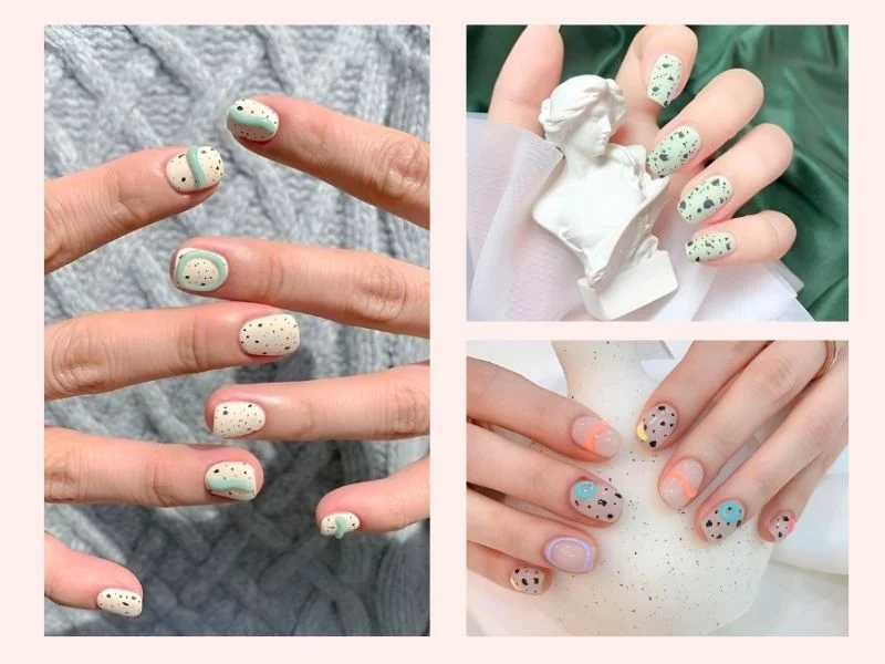 30+ mẫu nail móng ngắn đẹp xinh hot trend không giỡn được