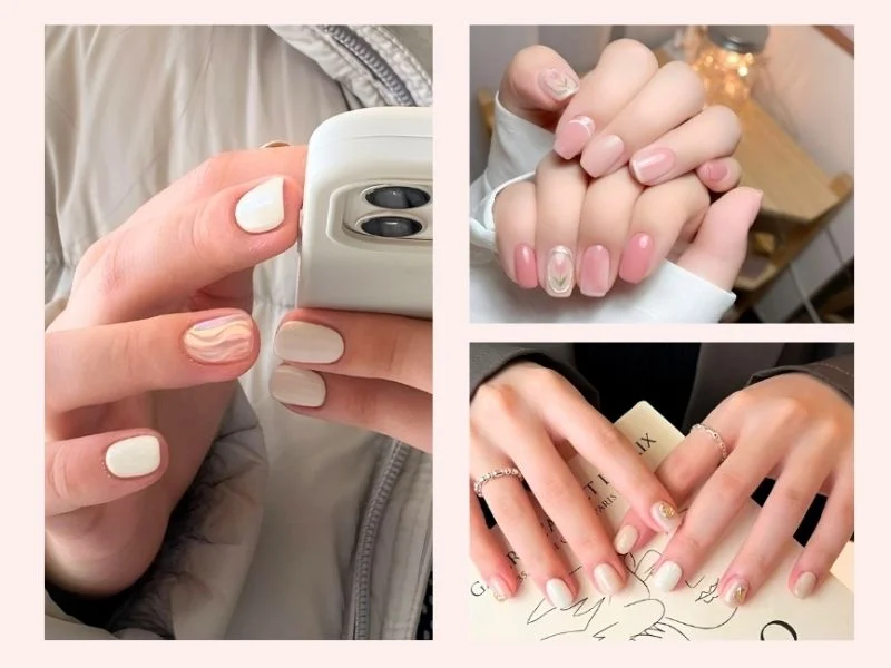 30+ mẫu nail móng ngắn đẹp xinh hot trend không giỡn được