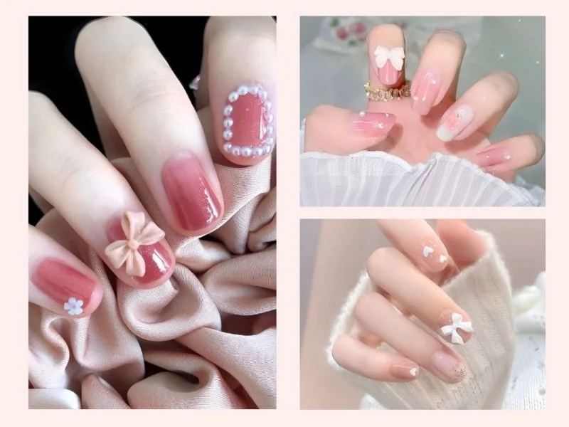 30+ mẫu nail móng ngắn đẹp xinh hot trend không giỡn được