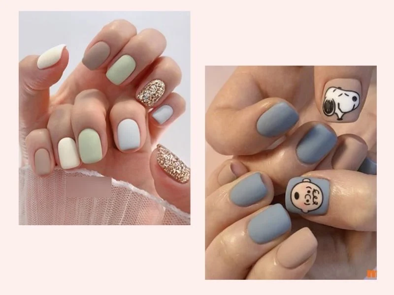 30+ mẫu nail móng ngắn đẹp xinh hot trend không giỡn được