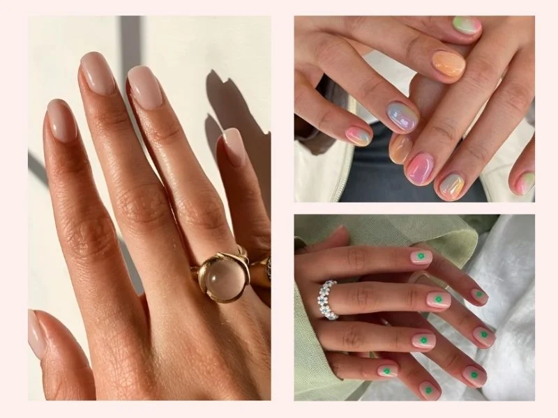 30+ mẫu nail móng ngắn đẹp xinh hot trend không giỡn được