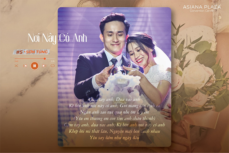 Top 24 bài hát đám cưới (Wedding Song) hay và lãng mạn nhất hiện nay