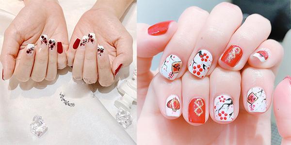 15 mẫu nail tết 2022 đẹp đơn giản nhẹ nhàng dẫn đầu xu hướng