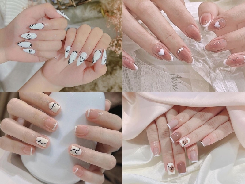 Những mẫu nail vẽ đơn giản đẹp và cực kỳ nổi bật