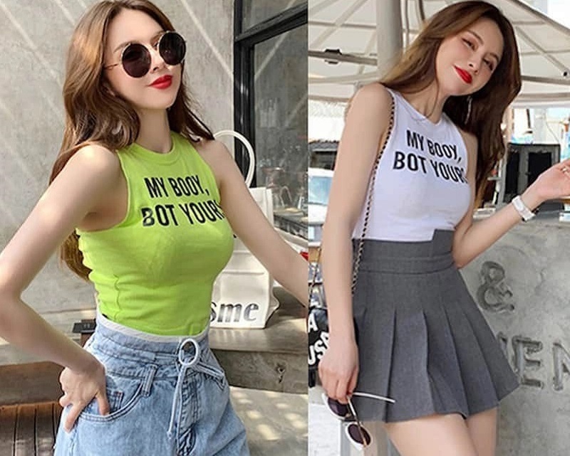 Các kiểu áo croptop mới nhất, được ưa chuộng nhất - May đồng phục giá rẻ uy tín, chất lượng 1