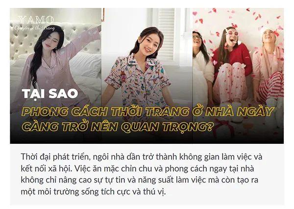 Cập Nhật Xu Thế Với Phong Cách Mặc Đẹp Ở Nhà Mỗi Ngày