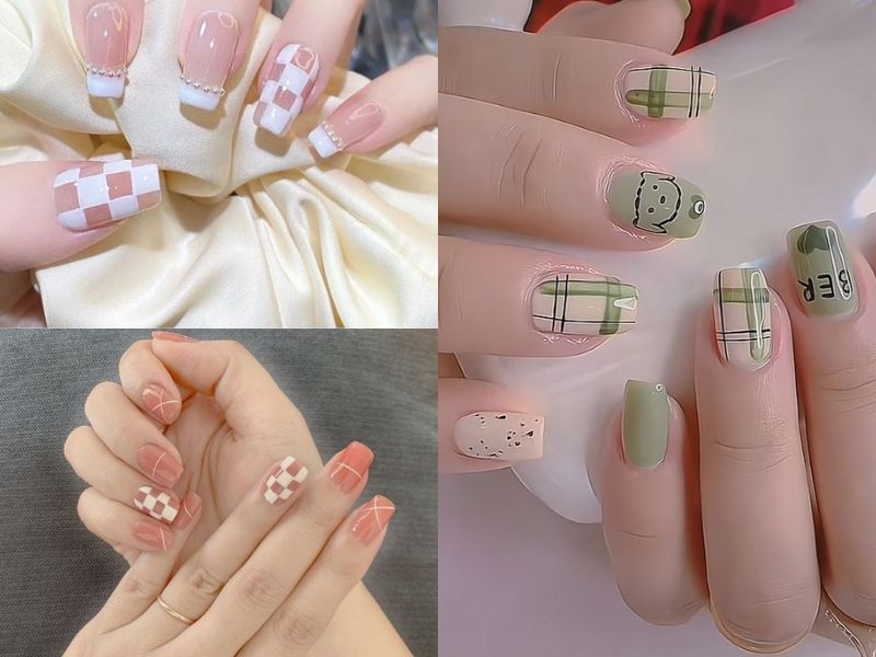 15+ Mẫu nail móng vuông đẹp cho mọi cô nàng