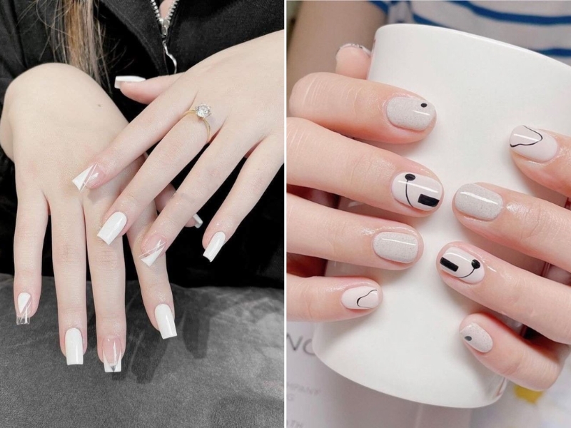 15+ Mẫu nail móng vuông đẹp cho mọi cô nàng