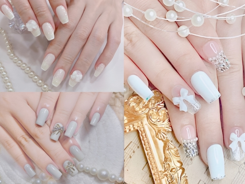 15+ Mẫu nail móng vuông đẹp cho mọi cô nàng