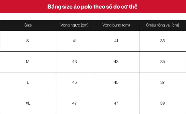 Bảng size áo nữ mới nhất 2022 và cách chọn size áo chuẩn nhất