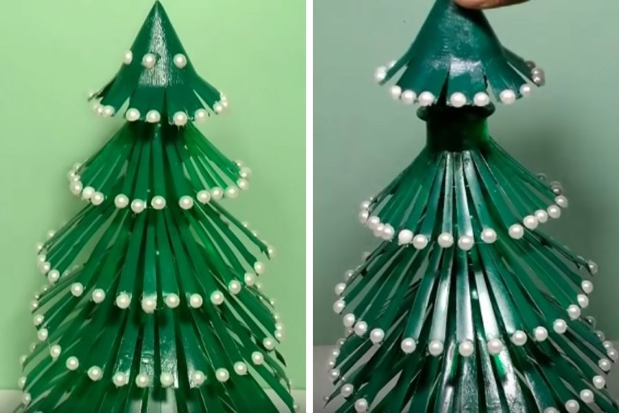 Top 2+ Cách Làm Cây Thông Noel Bằng Chai Nhựa Đẹp, Sáng Tạo, Đơn Giản