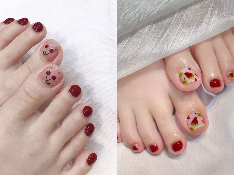 Xem ngay 20+ mẫu nail chân vẽ thời thượng hiện đại nhất