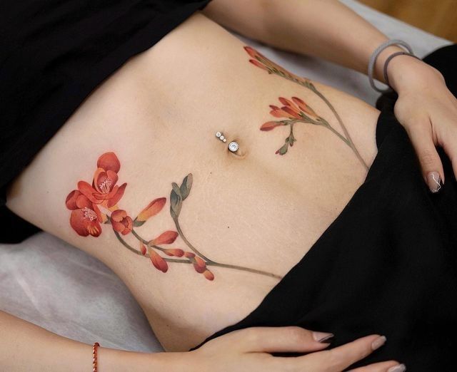 Top 222+ mẫu hình xăm ở eo đẹp và cuốn hút - Genztattoo