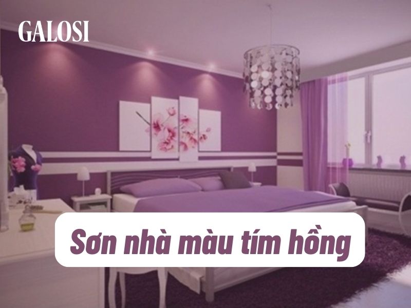 [Tham Khảo] Các mẫu sơn nhà màu tím hồng ĐẸP Mê Mẩn