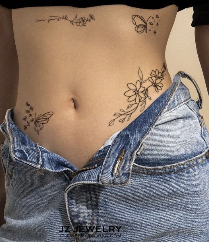 Top 222+ mẫu hình xăm ở eo đẹp và cuốn hút - Genztattoo