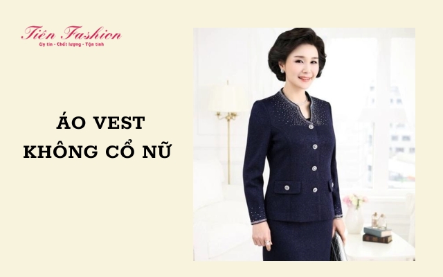 Áo khoác vest nữ trung niên - Món quá tuyệt vời cho các mẹ